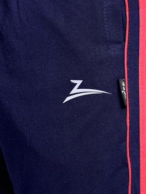 navy blue side striped full length track pant - 16783437 - Standard Image - 4