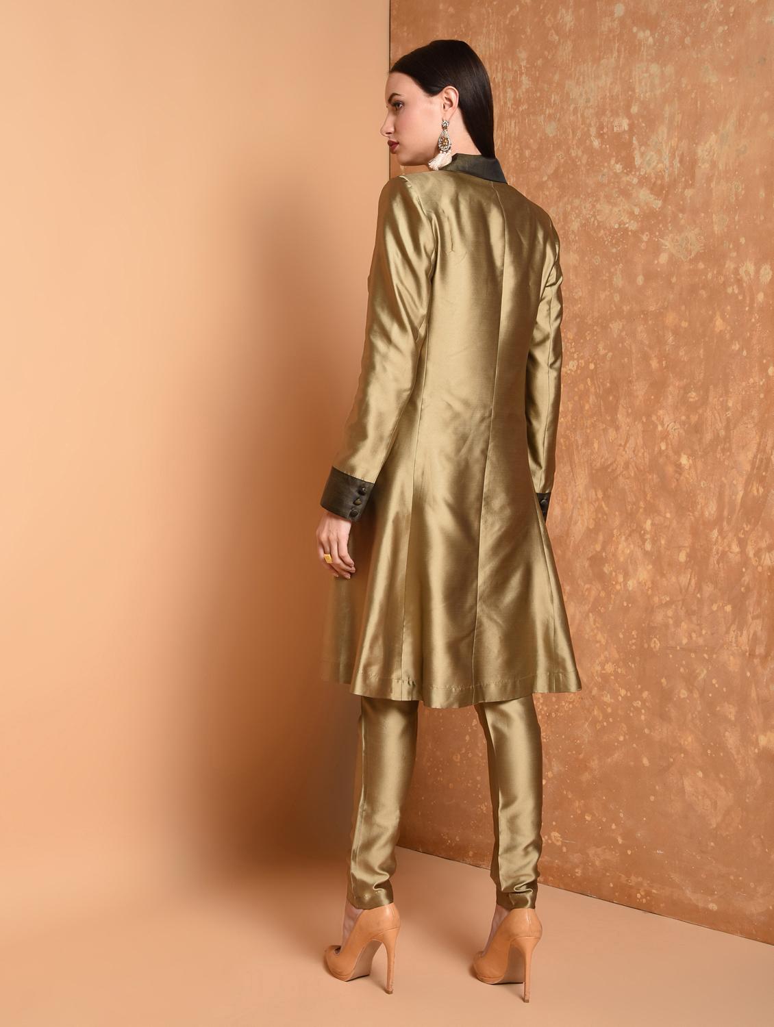 solid kurta pant set - 16784426 - Zoom Image - 4