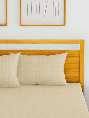 cotton king size double bedsheet with 2 pillow covers - 16785905 - Standard Image - 4