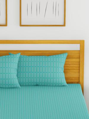 cotton king size double bedsheet with 2 pillow covers - 16785906 - Standard Image - 4