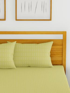 cotton king size double bedsheet with 2 pillow covers - 16785908 - Standard Image - 4