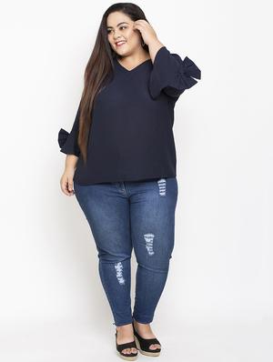 bow detail solid top - 16786640 - Standard Image - 4