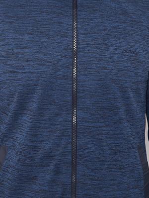 navy blue solid casual jacket - 16789183 - Standard Image - 4