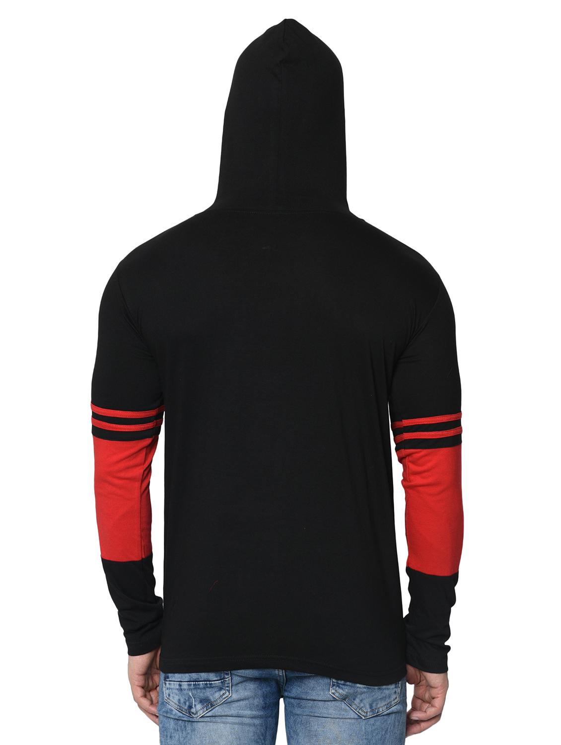 black color block t-shirt - 16789659 - Zoom Image - 4
