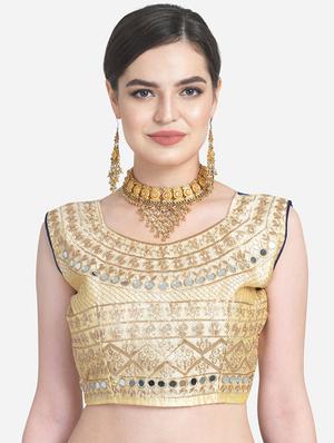 embroidered a-line lehenga - 16791382 - Standard Image - 4