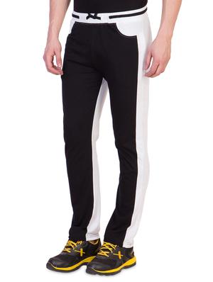 black color block and side striped full length track pants (set of 2) - 16791696 - Standard Image - 4