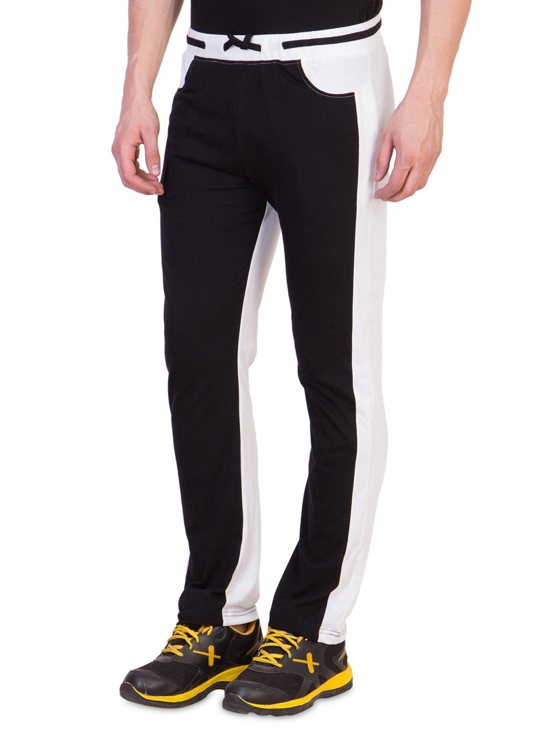 black color block and side striped full length track pants (set of 2) - 16791696 - Zoom Image - 4