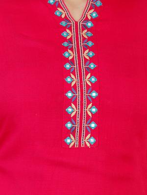 solid straight kurta - 16791914 - Standard Image - 4