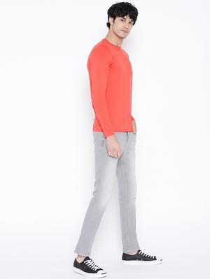 orange solid t-shirt - 16797128 - Standard Image - 4