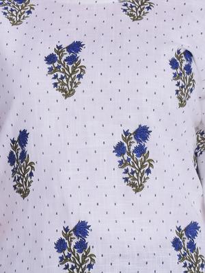 floral straight kurti - 16797226 - Standard Image - 4
