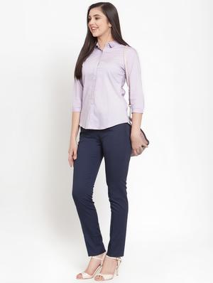 high rise flat front trouser - 16797704 - Standard Image - 4