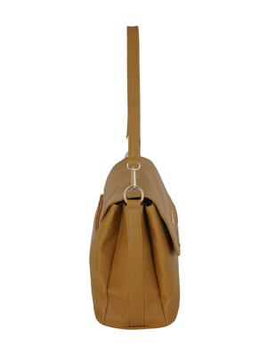 yellow leatherette regular sling bag - 16798060 - Standard Image - 4