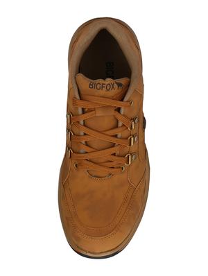 tan leatherette low ankle boots - 16798304 - Standard Image - 4