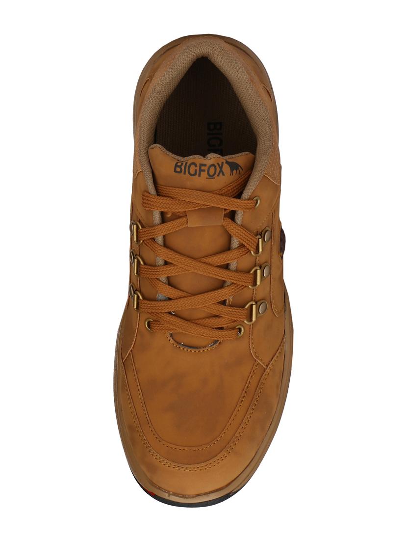 tan leatherette low ankle boots - 16798304 - Zoom Image - 4