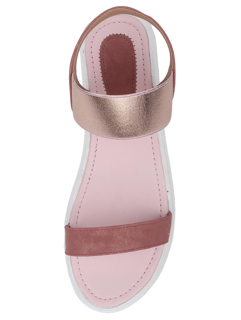 pink flat forms sandals - 16799133 - Zoom Image - 4