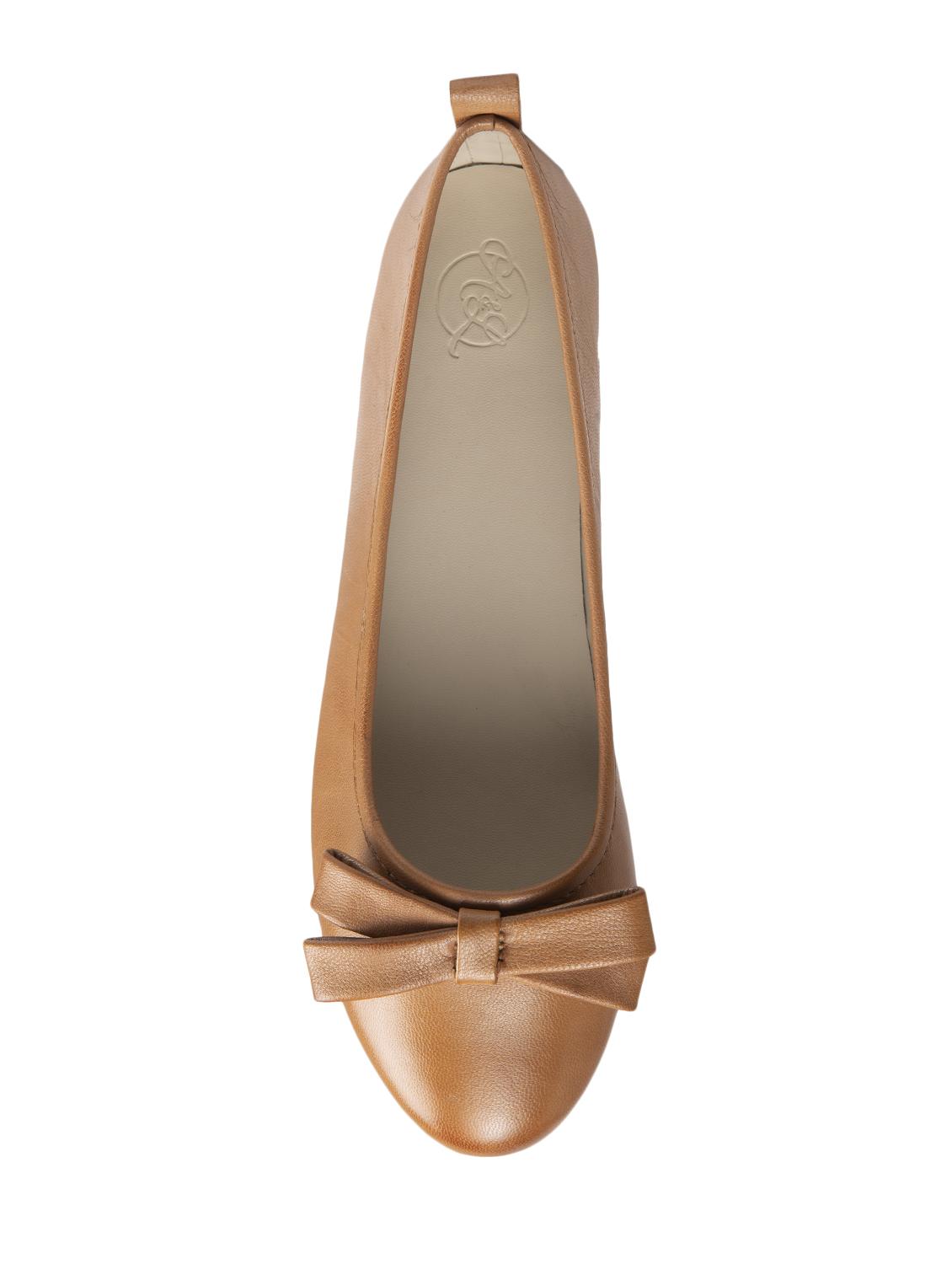 tan slip on ballerinas - 16799286 - Zoom Image - 4
