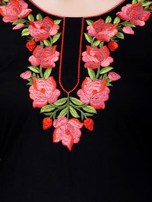 embroidered straight kurta - 16799346 - Standard Image - 4