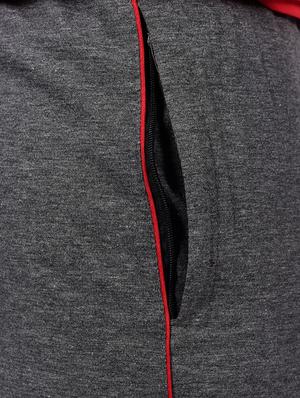grey solid full length track pant - 16799746 - Standard Image - 4