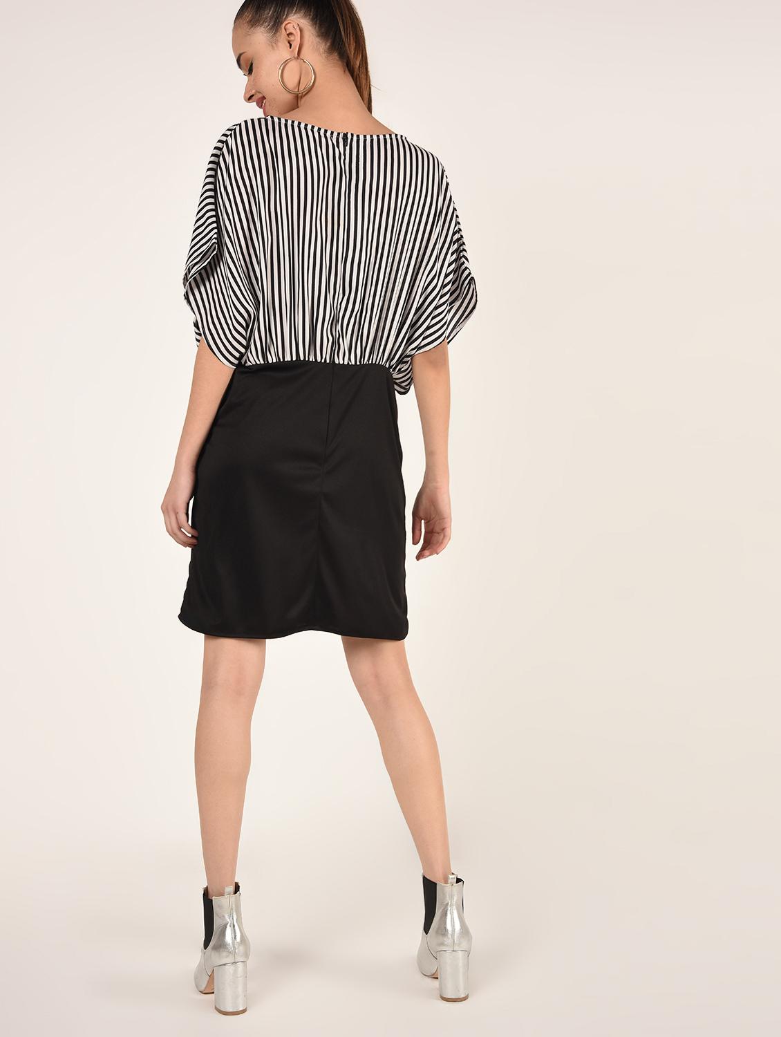 dolman sleeve striped sheath dress - 16802306 - Zoom Image - 4