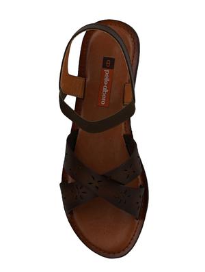 brown back strap sandals - 16802563 - Standard Image - 4