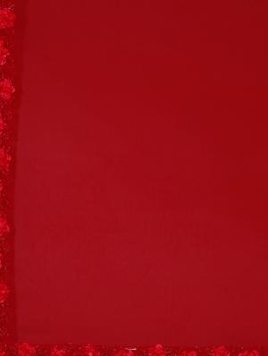 solid bordered saree with blouse - 16809517 - Standard Image - 4