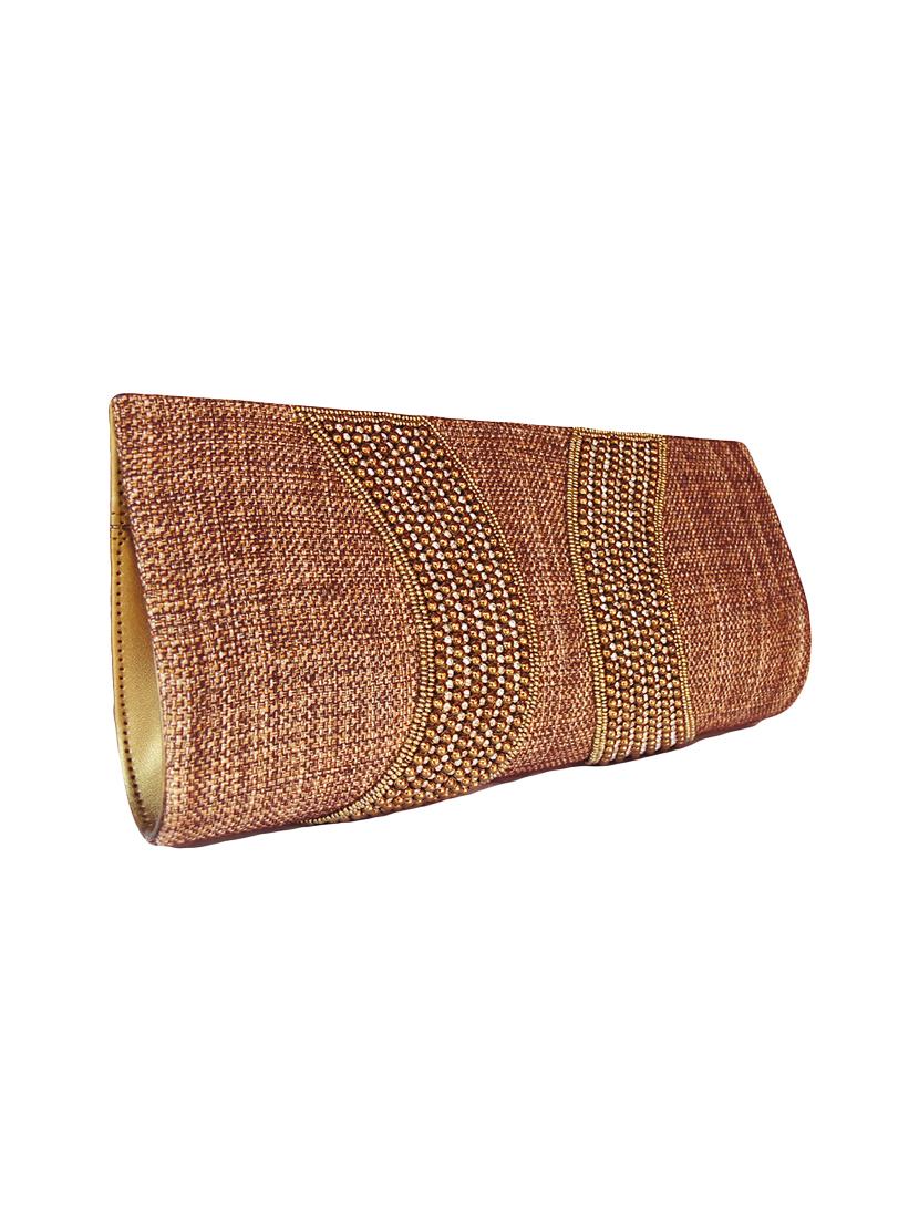 beige jute regular clutch - 16810112 - Zoom Image - 4