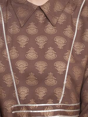 printed kurta palazzo set - 16810433 - Standard Image - 4
