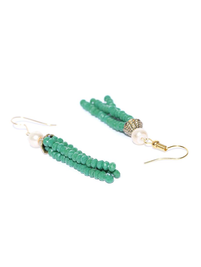 green gold plated short necklace - 16811637 - Zoom Image - 4