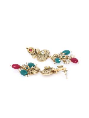gold metal bridal necklace - 16811694 - Standard Image - 4