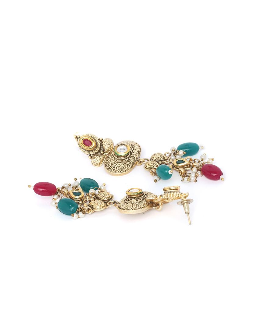 gold metal bridal necklace - 16811694 - Zoom Image - 4