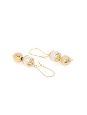 gold metal short necklace - 16811703 - Standard Image - 4
