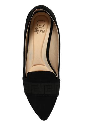 black slip on pumps - 16813172 - Standard Image - 4