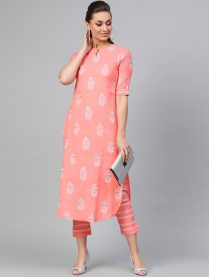 floral kurta pant set - 16816601 - Standard Image - 4