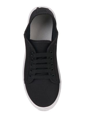 black lace-up sneakers - 16817251 - Standard Image - 4