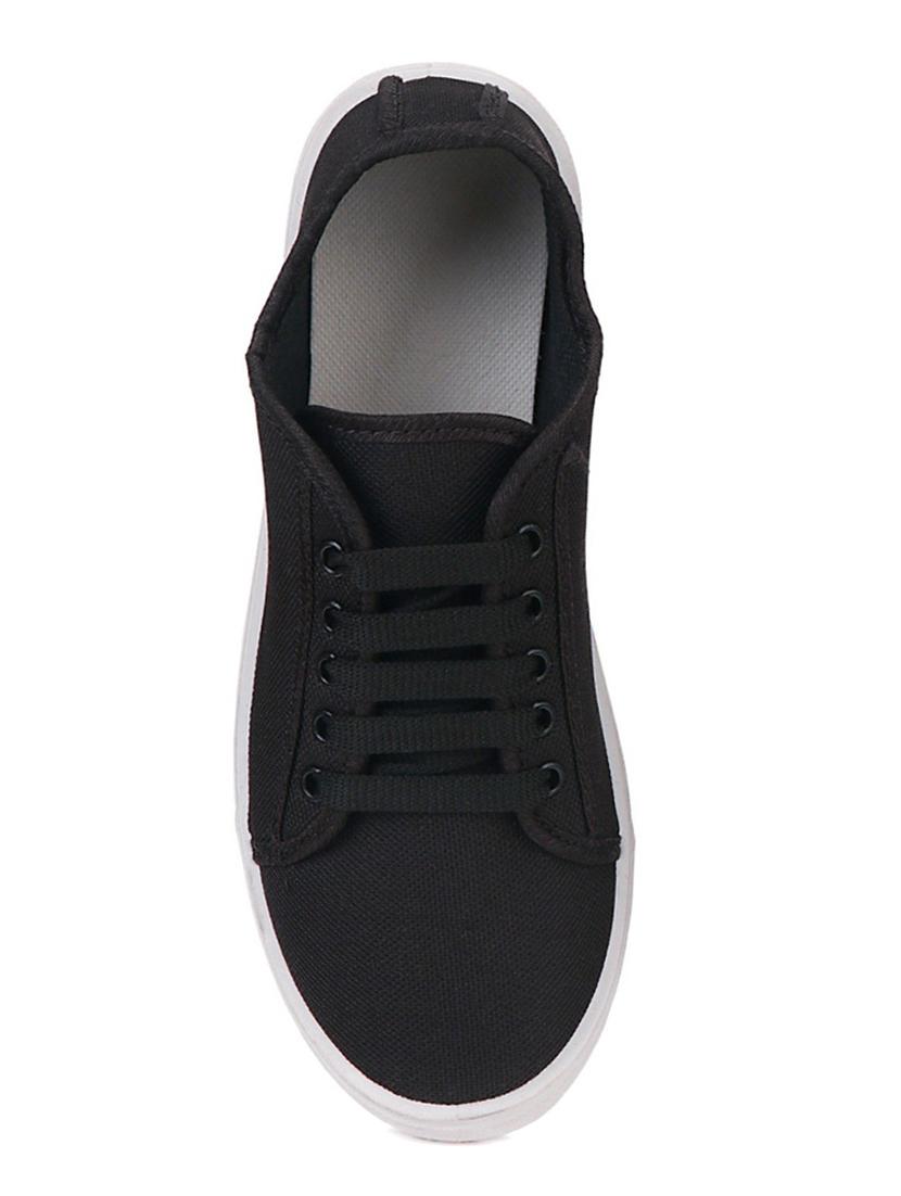 black lace-up sneakers - 16817251 - Zoom Image - 4