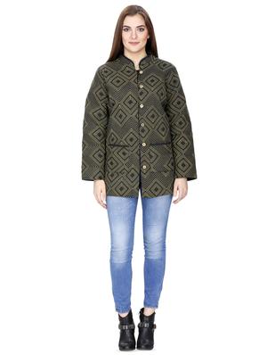 embroidered quilted & padded jacket - 16821454 - Standard Image - 4