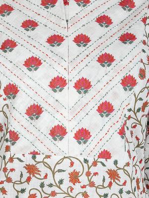 floral straight kurta - 16822746 - Standard Image - 4