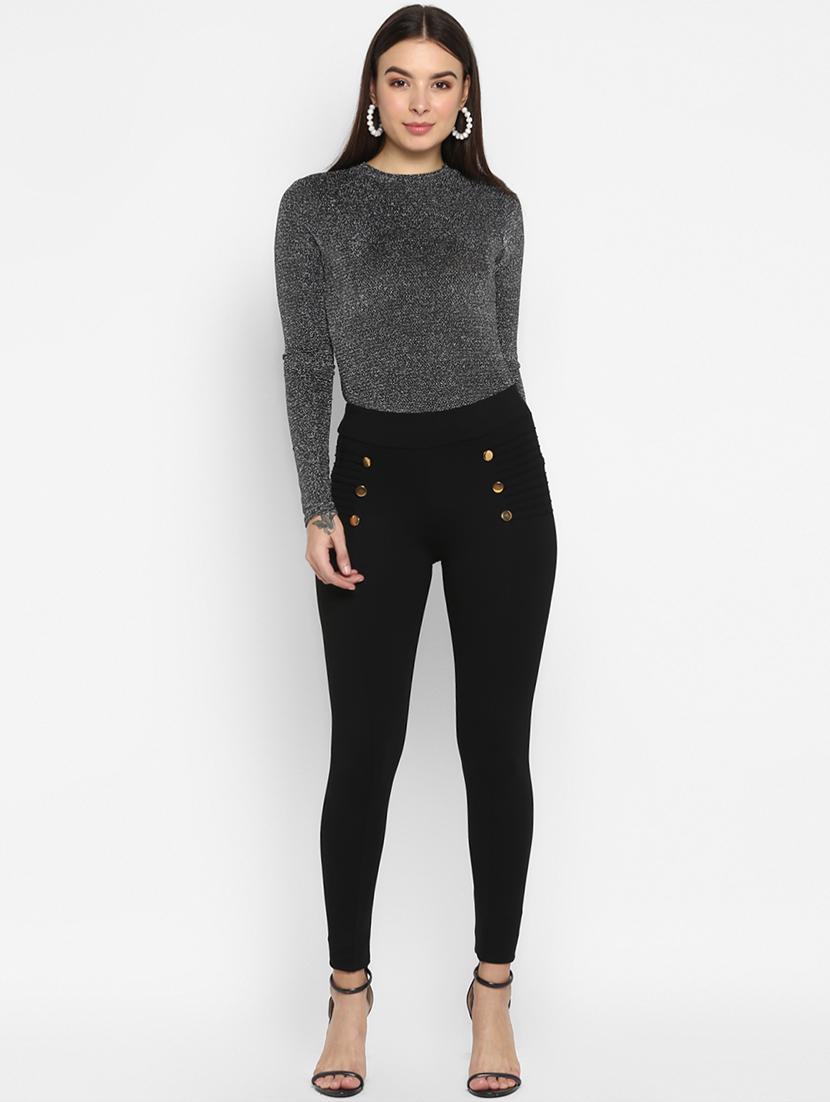 high rise solid jeggings - 16824677 - Zoom Image - 4