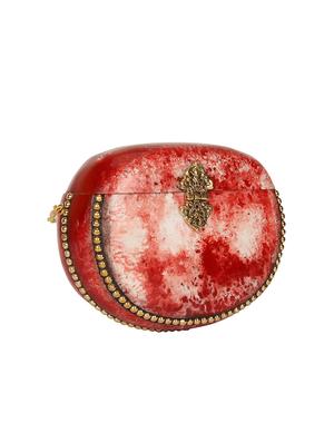 red metal box clutch - 16828284 - Standard Image - 4