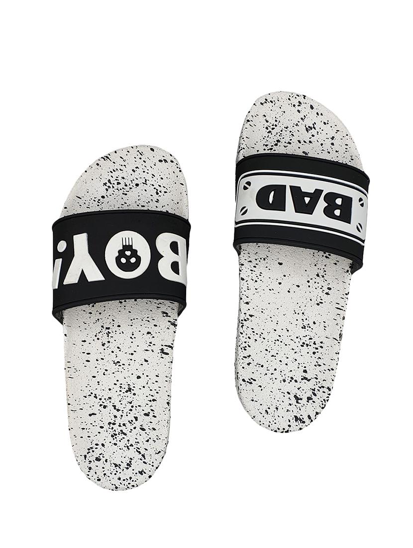 white rubber slip on flip flops - 16833066 - Zoom Image - 4