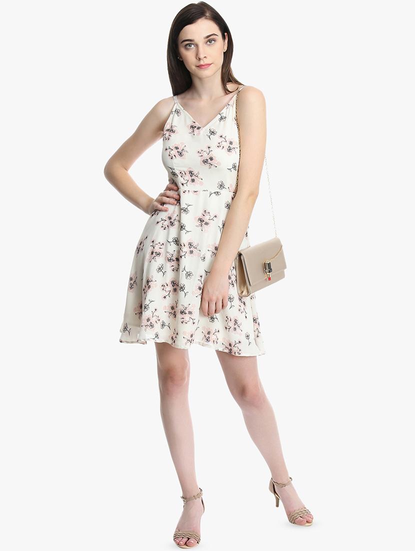 cami neck floral a-line dress - 16833130 - Zoom Image - 4