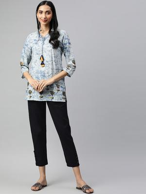 solid straight tapered pant - 16833294 - Standard Image - 4
