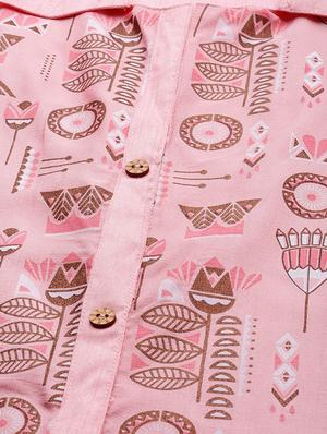 printed a-line kurta - 16834169 - Standard Image - 4