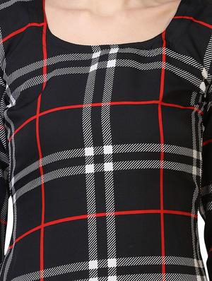 checks kurta palazzo set - 16839912 - Standard Image - 4