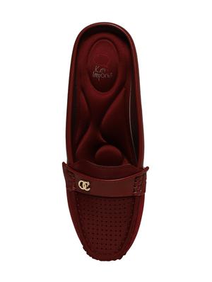 maroon slip on loafers - 16841941 - Standard Image - 4