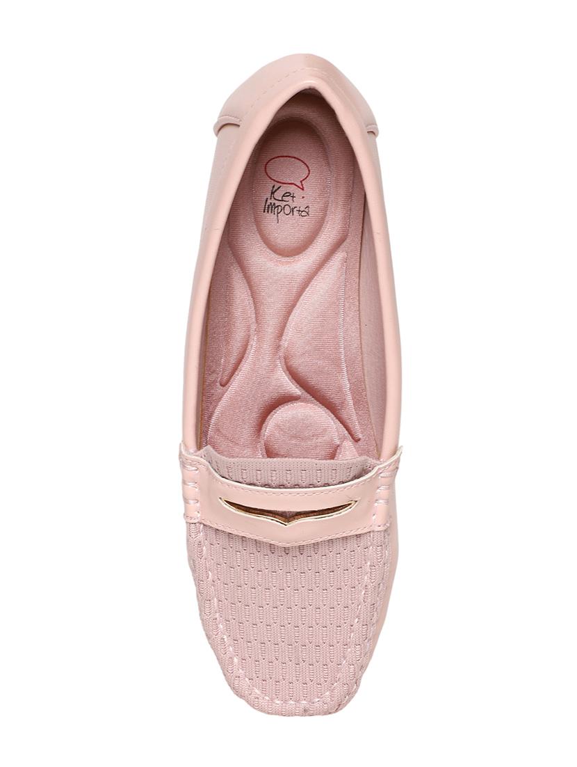 pink slip on loafers - 16841975 - Zoom Image - 4