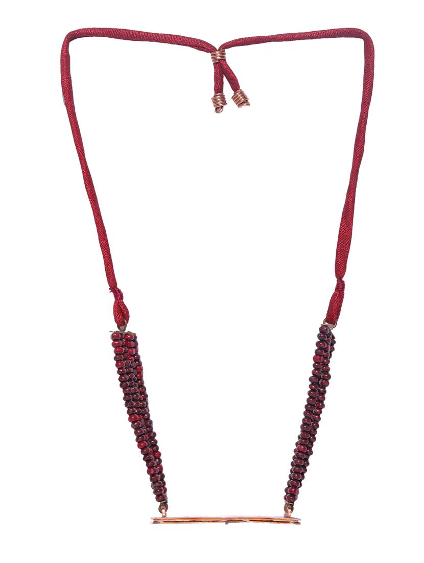 red brass choker necklace - 16842504 - Zoom Image - 4