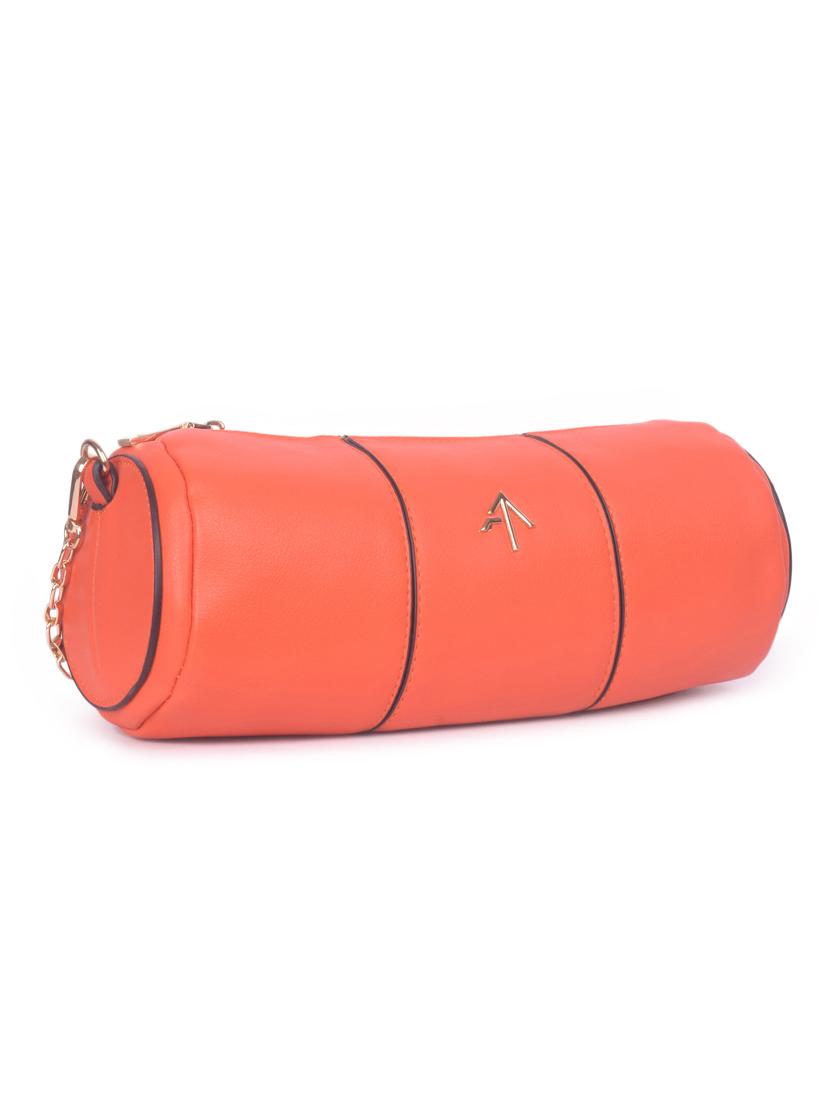 orange leatherette regular sling bag - 16843488 - Zoom Image - 4