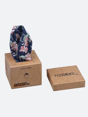 blue cotton pocketsquare - 16847974 - Standard Image - 4