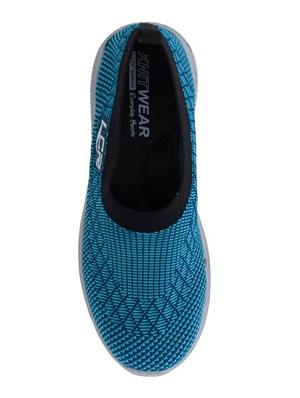 blue slip on sports shoes - 16848002 - Standard Image - 4